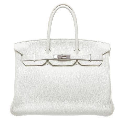 hermes birkin white 35|Hermes Birkin 35 togo.